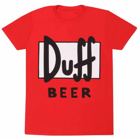 THE SIMPSONS DUFF BEER LOGO T-SHIRT TAILLE S
