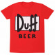 THE SIMPSONS DUFF BEER LOGO T-SHIRT TAILLE XL