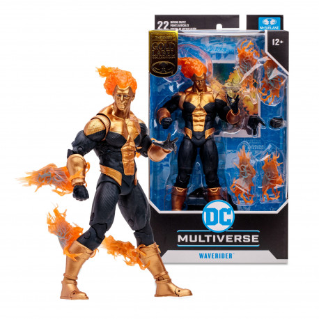 WAVE RIDER DC MULTIVERSE FIGURINE GOLD LABEL 18 CM