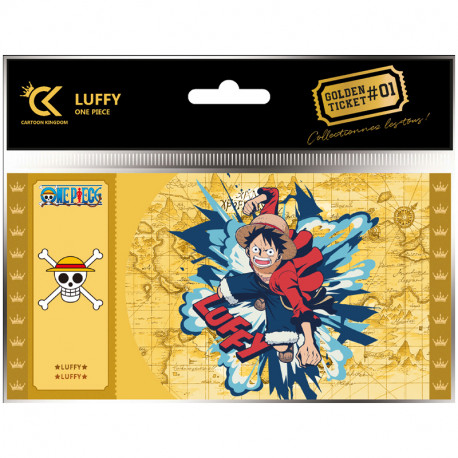 MONKEY D LUFFY ONE PIECE GOLDEN TICKET SERIE 01