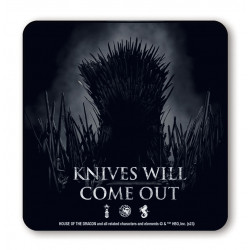 KNIVES WILL COME OUT GAME OF THRONES HOUSE OF THE DRAGON COASTER