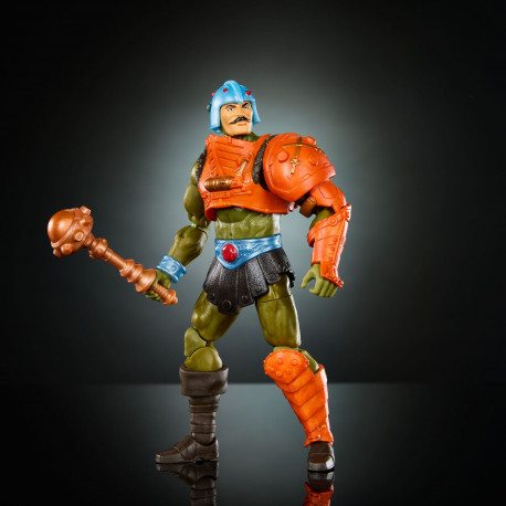 MAN-AT-ARMS MASTERS OF THE UNIVERSE NEW ETERNIA MASTERVERSE FIGURINE 18 CM