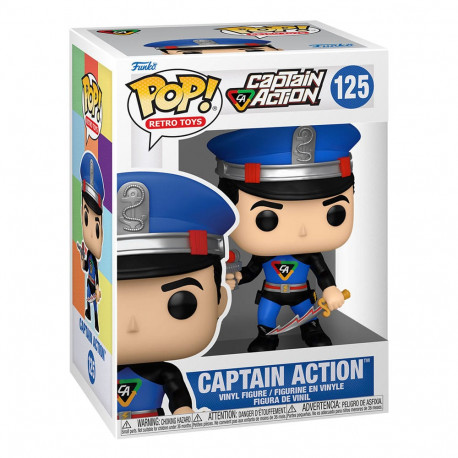 CAPTAIN ACTION RETRO TOYS HEROES POP VINYL FIGURINE 9 CM