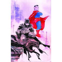BATMAN SUPERMAN WORLDS FINEST 25 CVR C DUSTIN NGUYEN CARD STOCK VAR