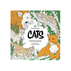 CATS A SMITHSONIAN COLORING BOOK SC 