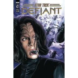 STAR TREK DEFIANT 14 CVR B WOODWARD