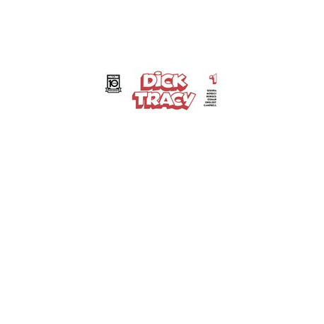 DICK TRACY 1 CVR D BLANK SKETCH