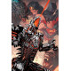JUSTICE LEAGUE VS GODZILLA VS KONG 7 OF 7 CVR C DAN MORA CARD STOCK VAR