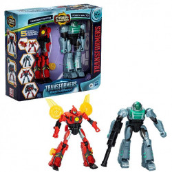 TERRAN AND ROBBY 2 PACK TRANSFORMERS EARTHSPARK CC ACTION FIGURE 15 CM