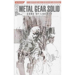 METAL GEAR SOLID SONS OF LIBERTY 0 ASHLEY WOOD SKETCH COVER