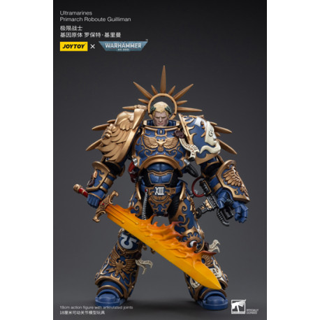 PRIMARCH ROBOUTE GUILLIMAN WARHAMMER 40K FIGURINE ULTRAMARINES 12 CM