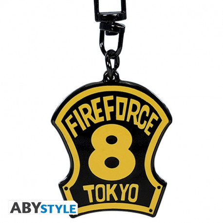 PORTE CLES FIRE FORCE EMBLEME 8EME BRIGADE