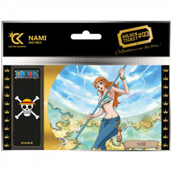 NAMI ONE PIECE BLACK TICKET GOLDEN TICKET 01