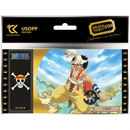 USSOP ONE PIECE BLACK TICKET GOLDEN TICKET 01