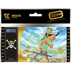 BROOK ONE PIECE BLACK TICKET GOLDEN TICKET 01