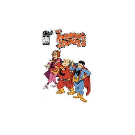 ROBONIC STOOGES FANTASTIC FOOLS 3 CVR B ANIMATION CELL VAR
