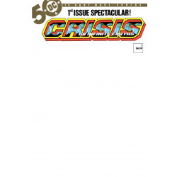 CRISIS ON INFINITE EARTHS 1 OF 12 FACSIMILE EDITION CVR C BLANK VAR