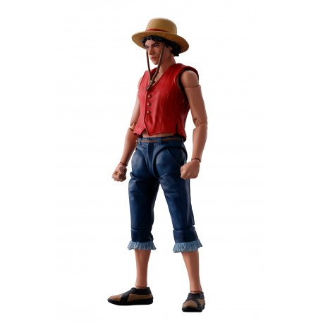 MONKEY D LUFFY ONE PIECE FIGURINE SH FIGUARTS NETFLIX 14 CM