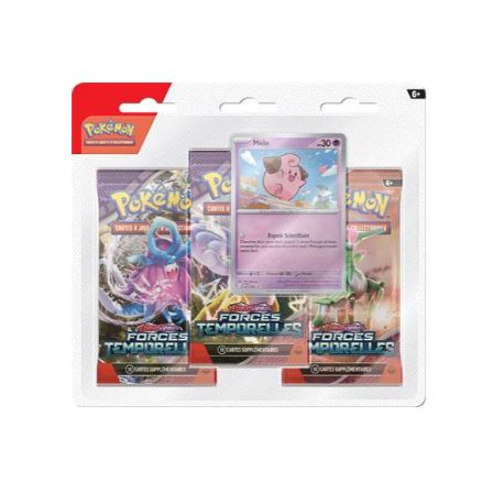 PACK 3 BOOSTERS FORCES TEMPORELLES POKEMON