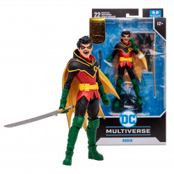 DAMIAN WAYNE ROBIN DC MULTIVERSE FIGURINE DC VS VAMPIRES GOLD LABEL 18 CM