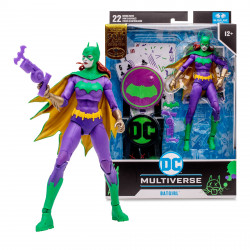 BATGIRL JOKERIZED THREE JOKERS DC MULTIVERSE FIGURINE GOLD LABEL 18 CM