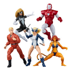 PACK 5 FIGURINES THE WEST COAST AVENGERS EXCLUSIVE MARVEL LEGENDS 15 CM