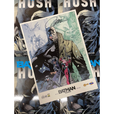 BATMAN HUSH TP NEW ED + EXLIBRIS SIGNED BY JIM LEE