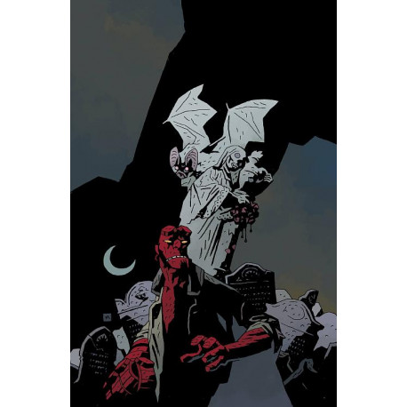 HELLBOY SLEEPING AND DEAD 1 OF 2 MIGNOLA CVR CURR PTG