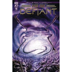 STAR TREK DEFIANT 16 CVR B WOODWARD