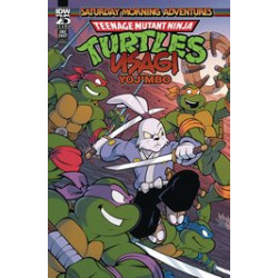 TMNT USAGI YOJIMBO SATURDAY MORNING ADV 1 CVR A LAWRENCE