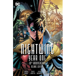 NIGHTWING YEAR ONE 20TH ANNIVERSARY DELUXE EDITION HC BOOK MARKET SCOTT MCDANIEL EDITION