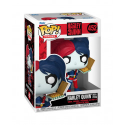 HARLEY WITH PIZZA DC COMICS HARLEY QUINN TAKEOVER POP HEROES VINYL FIGURINE 9 CM