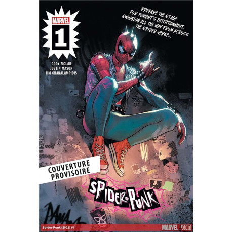 SPIDER-PUNK : TETE D'AFFICHE