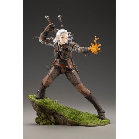 GERALT THE WITCHER BISHOUJO STATUE PVC 23 CM