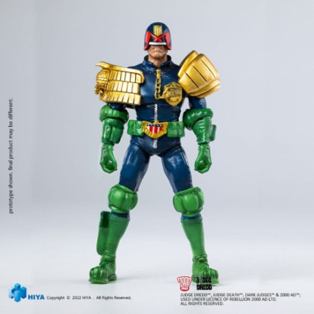 GAZE INTO THE FIST OF DREDD 2000 AD FIGURINE EXQUISITE MINI JUDGE DREDD 10 CM