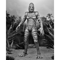CREATURE FROM THE BLACK LAGOON BLACK AND WHITE UNIVERSAL MONSTERS FIGURINE ULTIMATE 18 CM