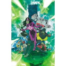ABSOLUTE POWER TASK FORCE VII 3 OF 7 CVR C MIKEL JANIN CARD STOCK VAR