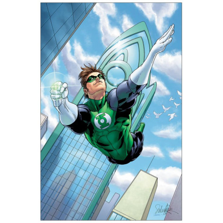 GREEN LANTERN 13 CVR B SALVADOR LARROCA CARD STOCK VAR ABSOLUTE POWER 