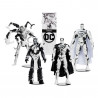 PACK DE 4 SUPERMAN SERIES SKETCH GOLD LABEL DC DIRECT PAGE PUNCHERS FIGURINES ET COMIC BOOK 18 CM