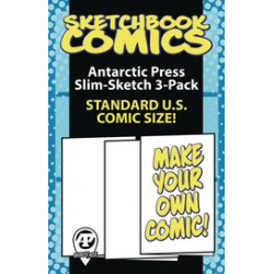 ANTARCTIC PRESS SLIM SKETCH COMIC SIZE 3 PACK 