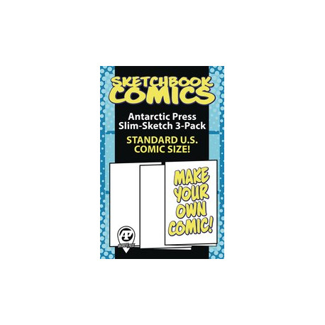 ANTARCTIC PRESS SLIM SKETCH COMIC SIZE 3 PACK 