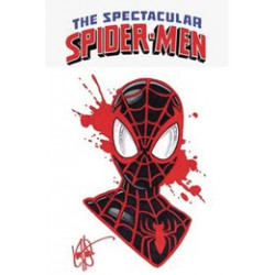 DF SPECTACULAR SPIDER-MEN 1 SGN REMARKED HAESER MORALES 