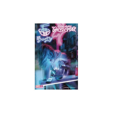 DF SPIDER-GWEN GHOST SPIDER 1 HORN COMICXPOSURE EXC 