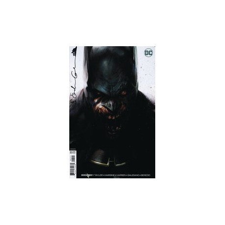 DF DCEASED 1 BATMAN VAR GUADIANO SGN INFECTED SKETCH 
