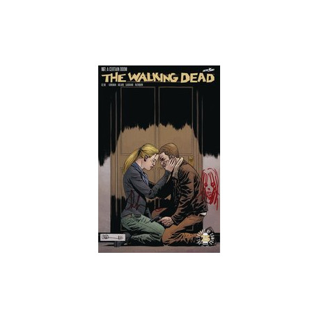 DF WALKING DEAD 167 BLOOD RED GAUDIANO SGN ZOMBIE HEAD SKET 