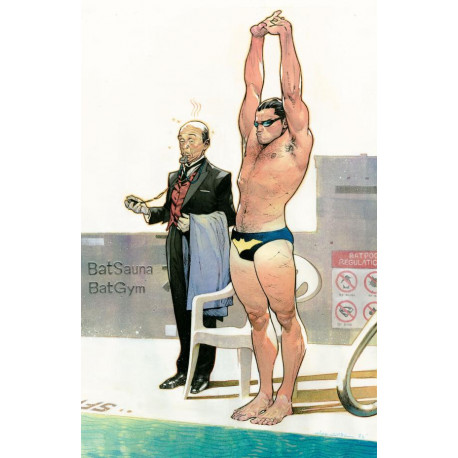 BATMAN 151 CVR E OLIVIER COIPEL SWIMSUIT CARD STOCK VAR ABSOLUTE POWER 