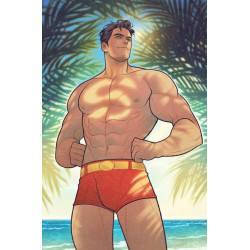 SUPERMAN 17 CVR F ELIZABETH TORQUE SWIMSUIT CARD STOCK VAR ABSOLUTE POWER 