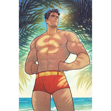 SUPERMAN 17 CVR F ELIZABETH TORQUE SWIMSUIT CARD STOCK VAR ABSOLUTE POWER 
