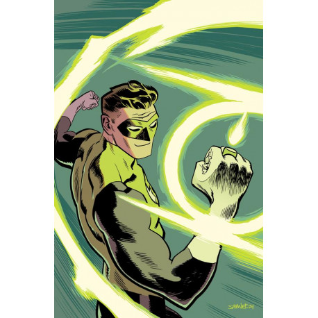 GREEN LANTERN 14 CVR B CHRIS SAMNEE CARD STOCK VAR ABSOLUTE POWER 