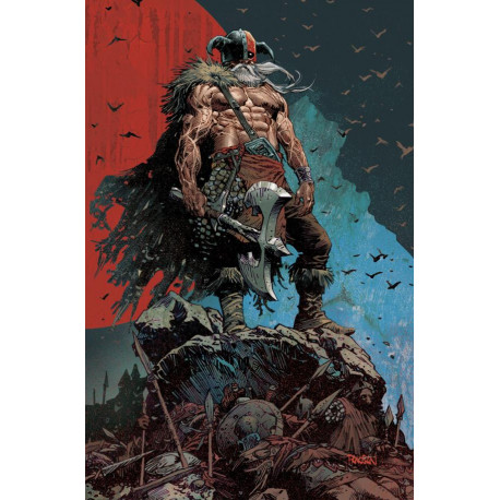 DARK KNIGHTS OF STEEL ALLWINTER 2 OF 6 CVR C DAN PANOSIAN CARD STOCK VAR